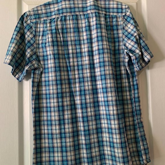 Short Sleeve Button Down Shirt - G.H. Bass & Co - Blue - Picture 2 of 3